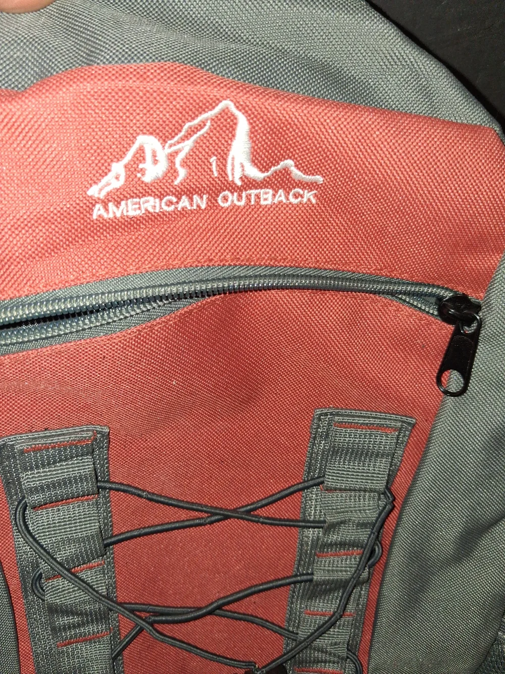 AMERICAN OUTBACK ACTION 12 HIKING/BIKING Outdoor BACKPACK GREY & ORANGE